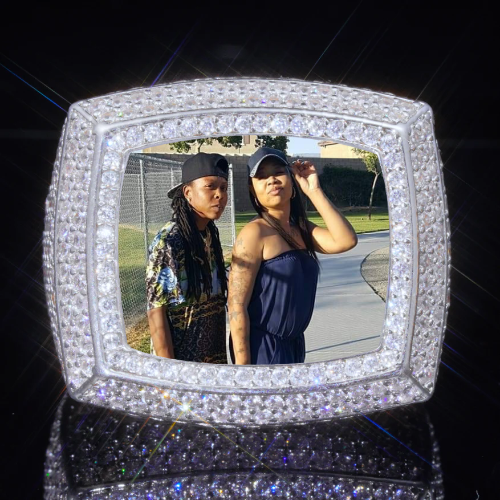 3D CUSTOM PICTURE ICED RING