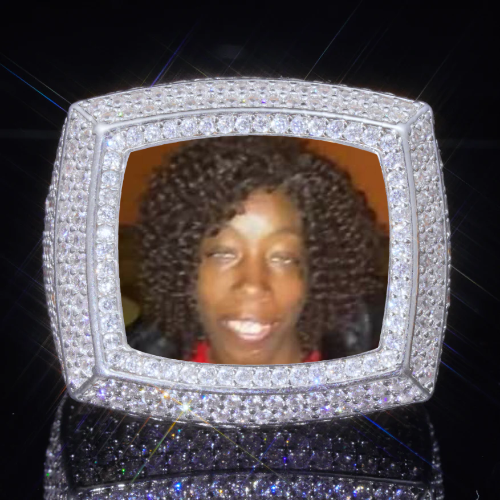 3D CUSTOM PICTURE ICED RING