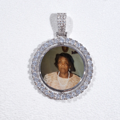 3D Spinning 2-Faced Custom Picture Pendant