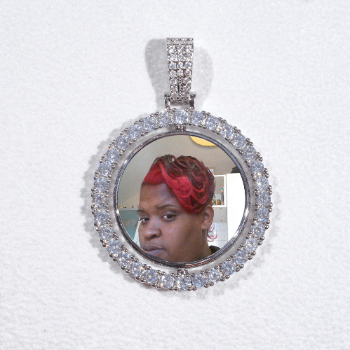 3D Spinning 2-Faced Custom Picture Pendant