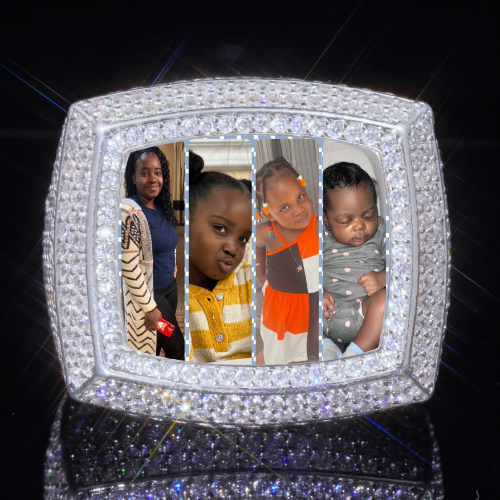 3D CUSTOM PICTURE ICED RING