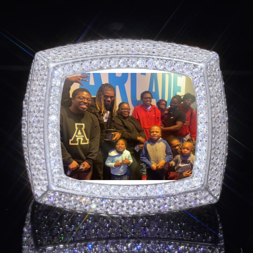 3D CUSTOM PICTURE ICED RING