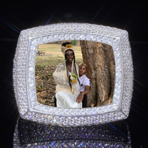 3D CUSTOM PICTURE ICED RING