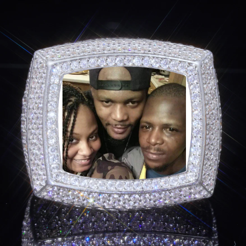 3D CUSTOM PICTURE ICED RING
