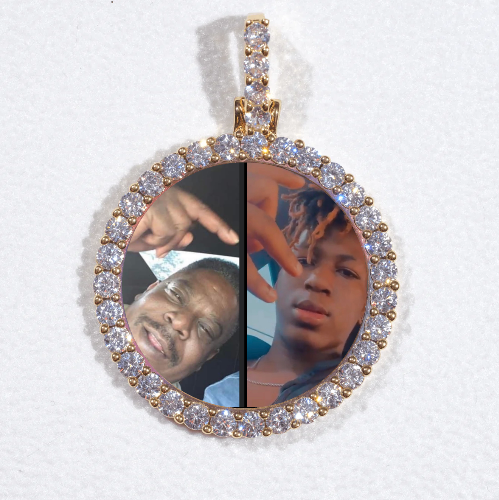 3D CIRCLE CUSTOM PICTURE PENDANT SMALL SIZE