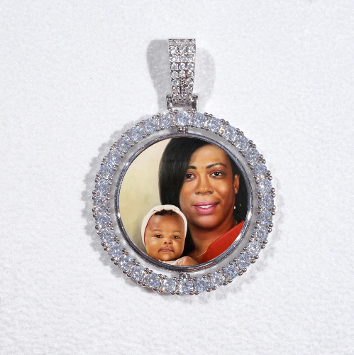 3D Spinning 2-Faced Custom Picture Pendant