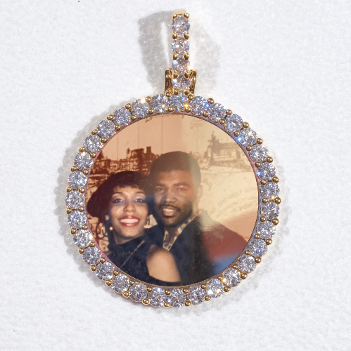 3D CIRCLE CUSTOM PICTURE PENDANT SMALL SIZE