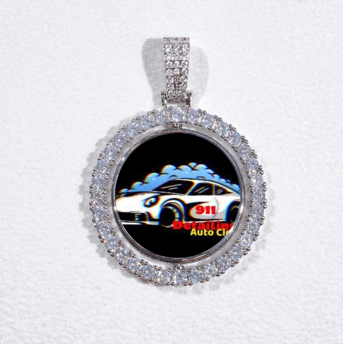 3D Spinning 2-Faced Custom Picture Pendant