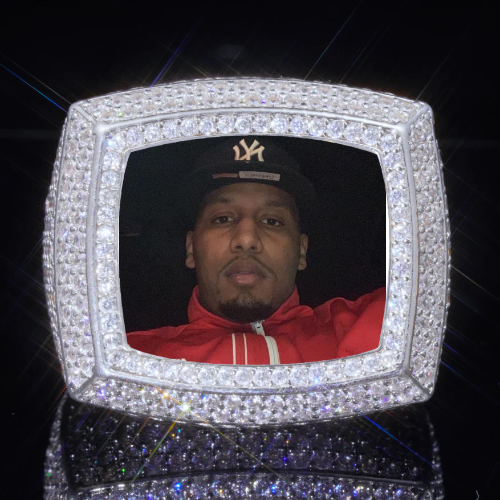 3D CUSTOM PICTURE ICED RING