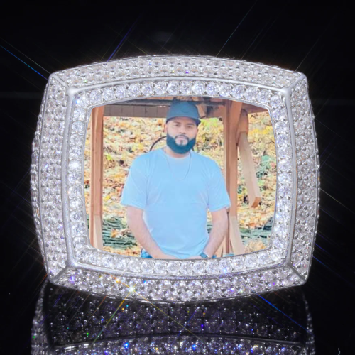 3D CUSTOM PICTURE ICED RING