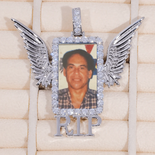 RIP WING 3D CUSTOM PICTURE PENDANT