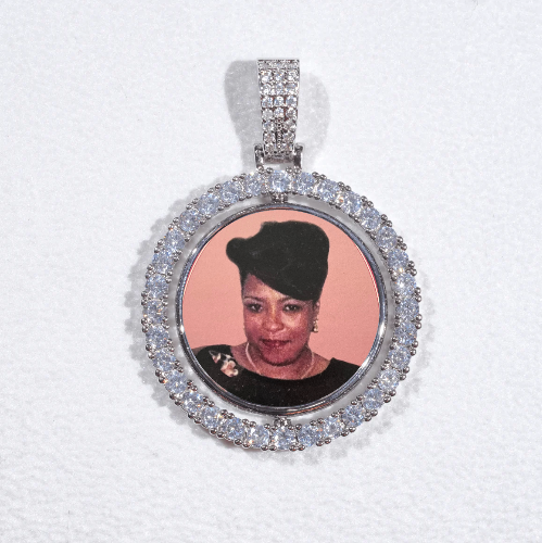 3D Spinning 2-Faced Custom Picture Pendant