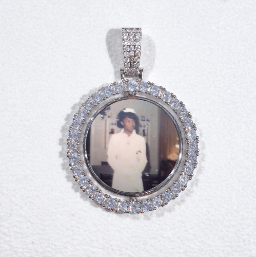 3D Spinning 2-Faced Custom Picture Pendant