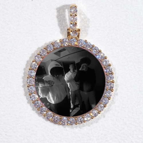 3D CIRCLE CUSTOM PICTURE PENDANT SMALL SIZE