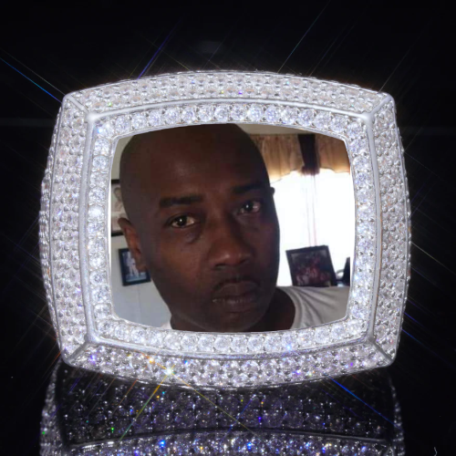 3D CUSTOM PICTURE ICED RING