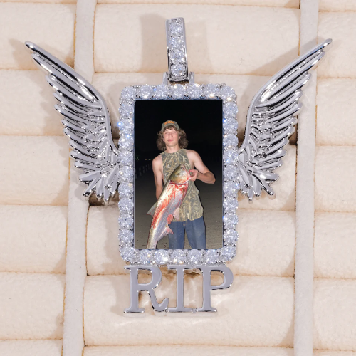 RIP WING 3D CUSTOM PICTURE PENDANT
