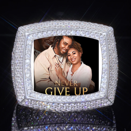 3D CUSTOM PICTURE ICED RING