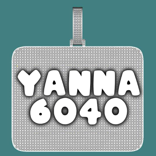CUSTOM LETTER NECKLACE 3D BIG SQUARE