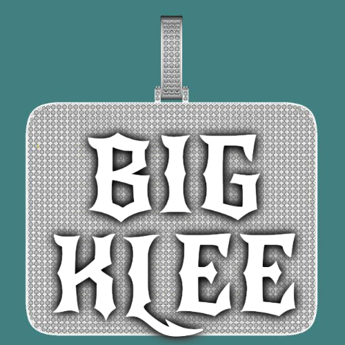 CUSTOM LETTER NECKLACE 3D BIG SQUARE