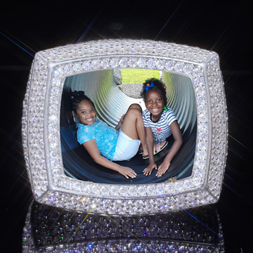3D CUSTOM PICTURE ICED RING