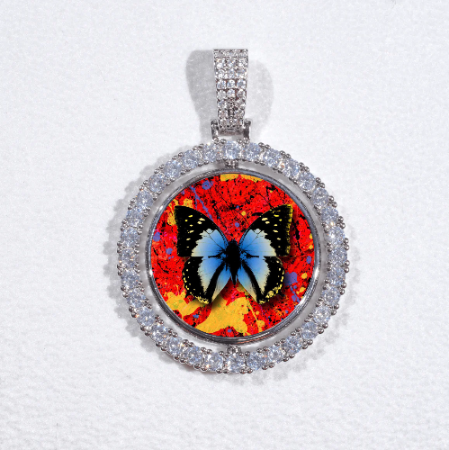 3D Spinning 2-Faced Custom Picture Pendant