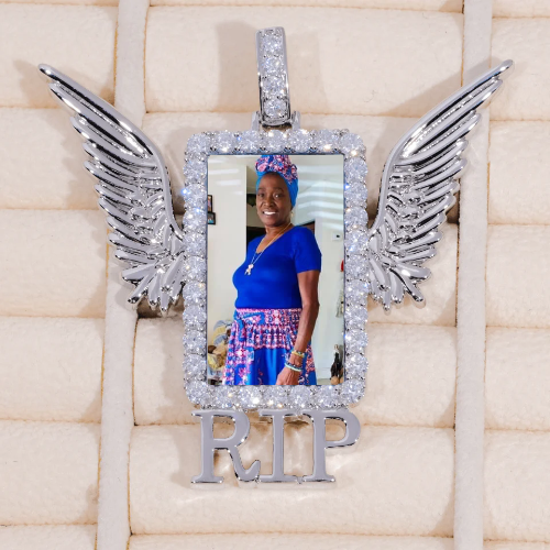 RIP WING 3D CUSTOM PICTURE PENDANT