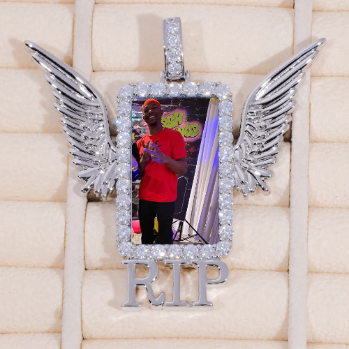 RIP WING 3D CUSTOM PICTURE PENDANT