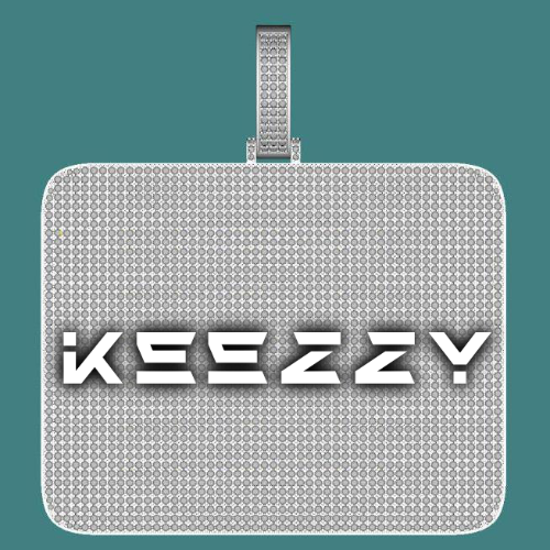 CUSTOM LETTER NECKLACE 3D BIG SQUARE