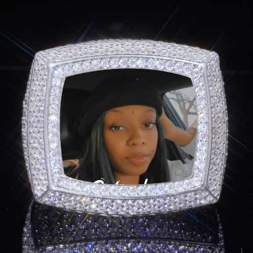 3D CUSTOM PICTURE ICED RING