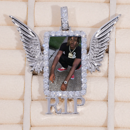 RIP WING 3D CUSTOM PICTURE PENDANT