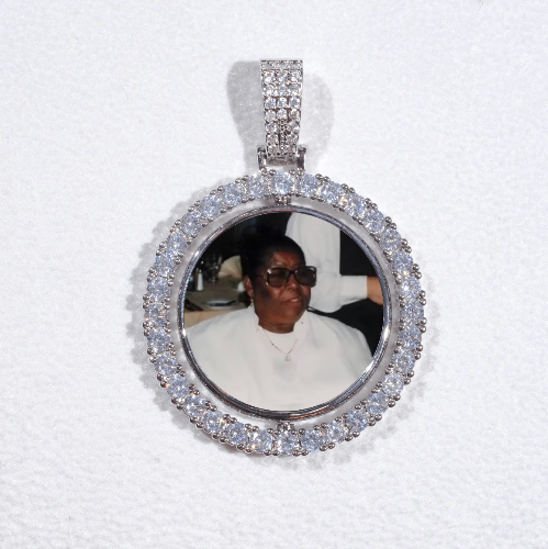 3D Spinning 2-Faced Custom Picture Pendant