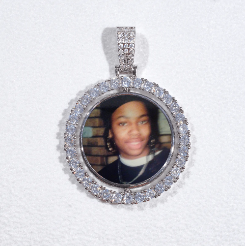 3D Spinning 2-Faced Custom Picture Pendant