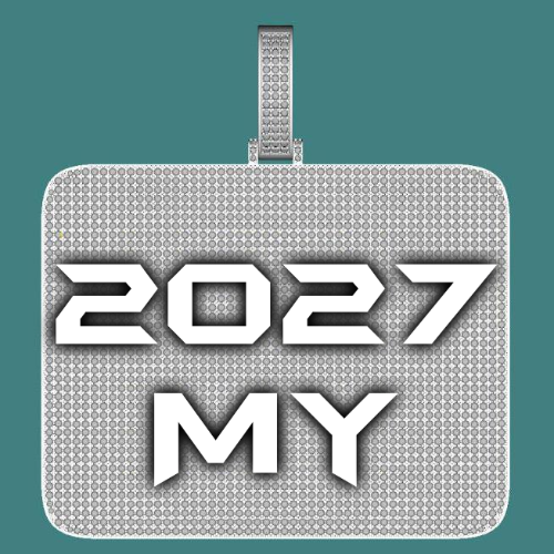 CUSTOM LETTER NECKLACE 3D BIG SQUARE