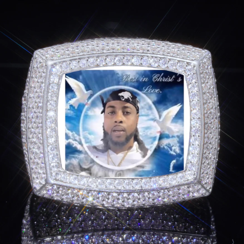3D CUSTOM PICTURE ICED RING