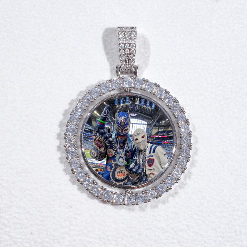 3D Spinning 2-Faced Custom Picture Pendant