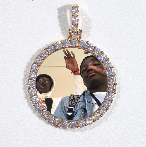 3D CIRCLE CUSTOM PICTURE PENDANT SMALL SIZE
