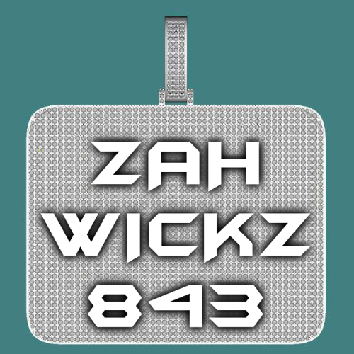 CUSTOM LETTER NECKLACE 3D BIG SQUARE