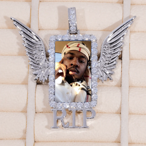 RIP WING 3D CUSTOM PICTURE PENDANT