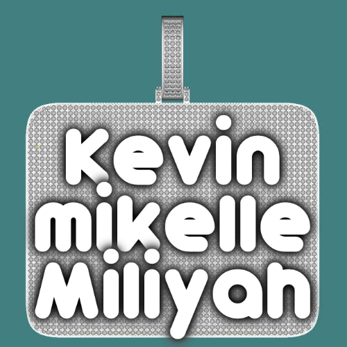 CUSTOM LETTER NECKLACE 3D BIG SQUARE