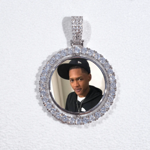 3D Spinning 2-Faced Custom Picture Pendant
