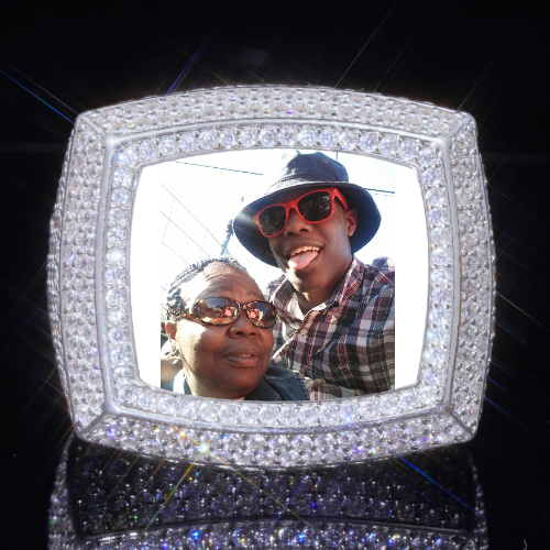 3D CUSTOM PICTURE ICED RING