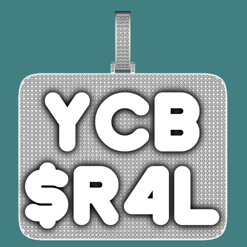 CUSTOM LETTER NECKLACE 3D BIG SQUARE