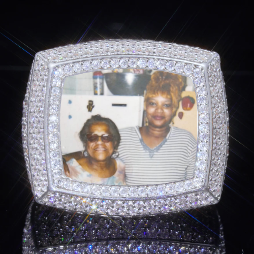3D CUSTOM PICTURE ICED RING