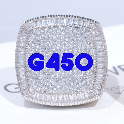CUSTOM LETTER 3D ICED RING