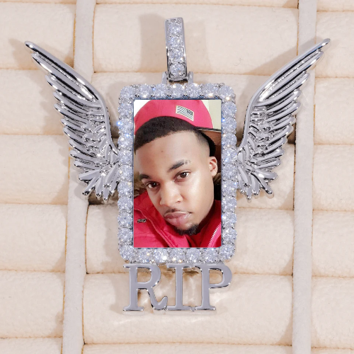 RIP WING 3D CUSTOM PICTURE PENDANT