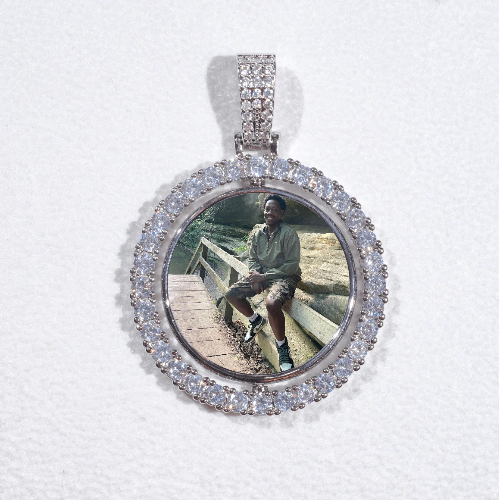 3D Spinning 2-Faced Custom Picture Pendant