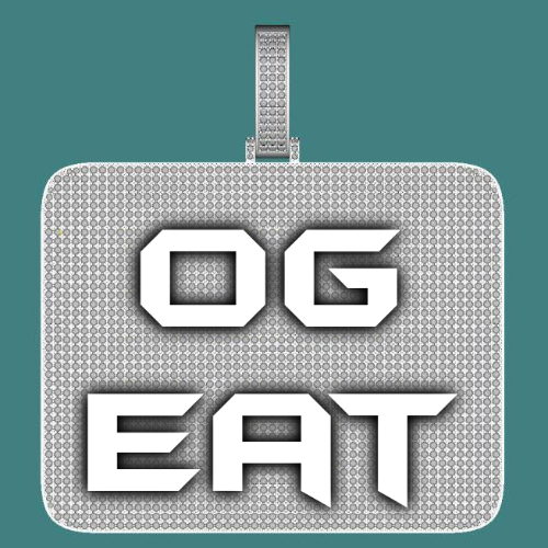 CUSTOM LETTER NECKLACE 3D BIG SQUARE
