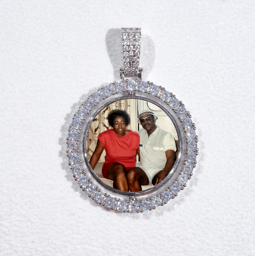 3D Spinning 2-Faced Custom Picture Pendant