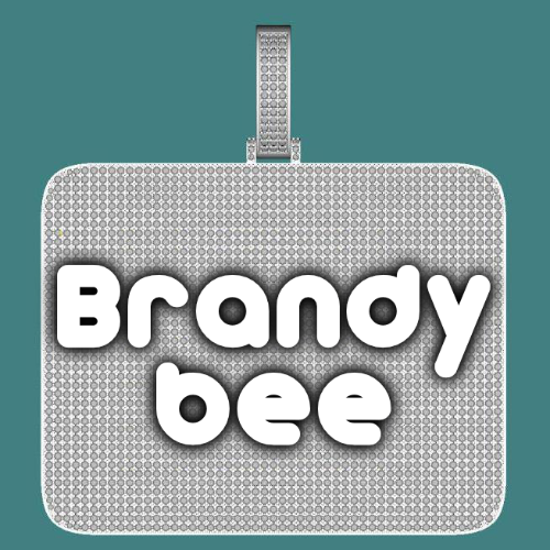 CUSTOM LETTER NECKLACE 3D BIG SQUARE