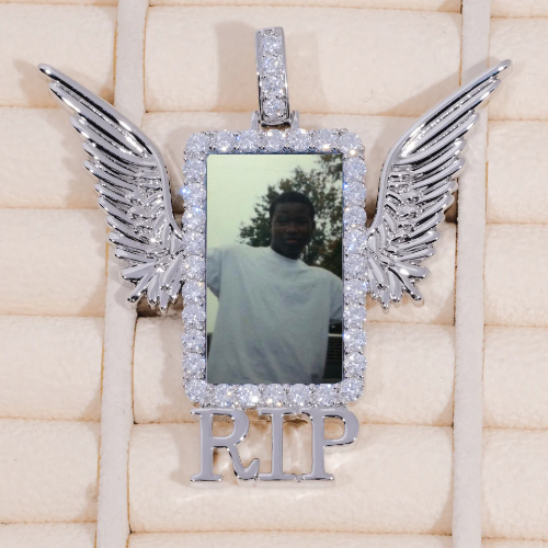 RIP WING 3D CUSTOM PICTURE PENDANT